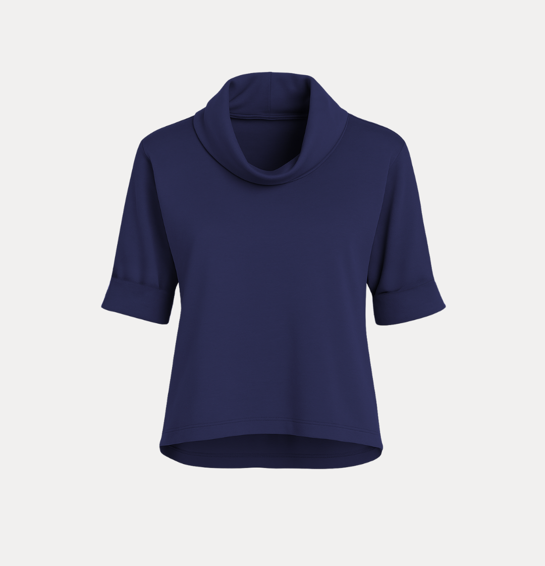 Polera Cuello Tortuga Gamuza
