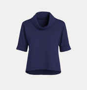Polera Cuello Tortuga Gamuza