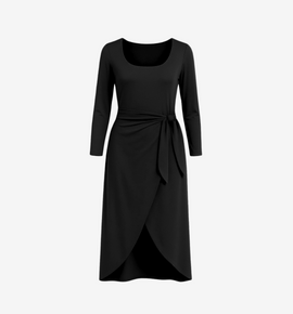 Vestido Valeria Modelador- Extra Ajuste. Manga Larga