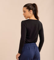 Polo Manga Larga Lorena Rib
