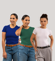 Tripack Polo Manga Corta Bonnie - cuello redondo (app)