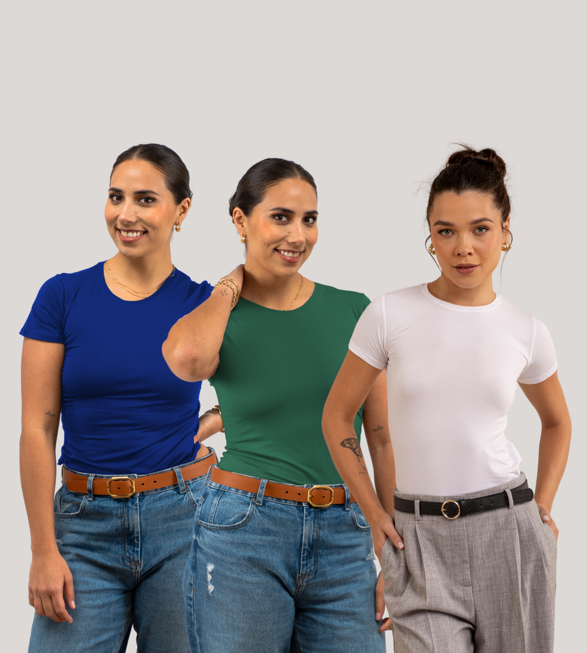 Tripack Polo Manga Corta Bonnie - cuello redondo (app)