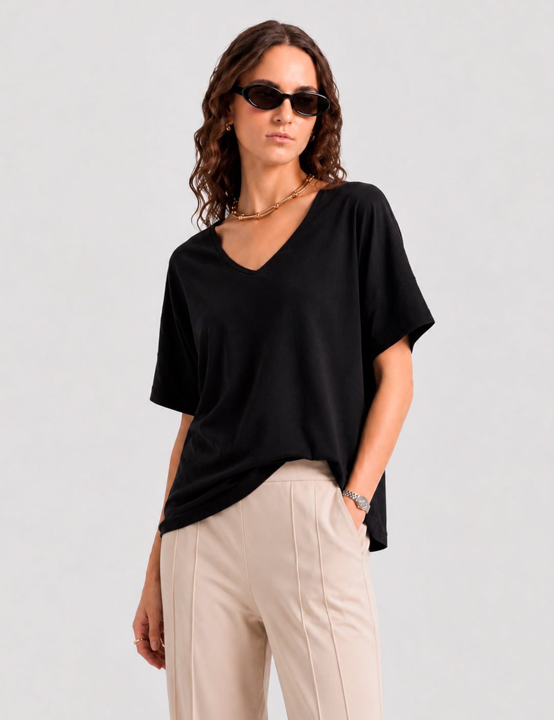 Polo Bonnie Relax - Cuello V