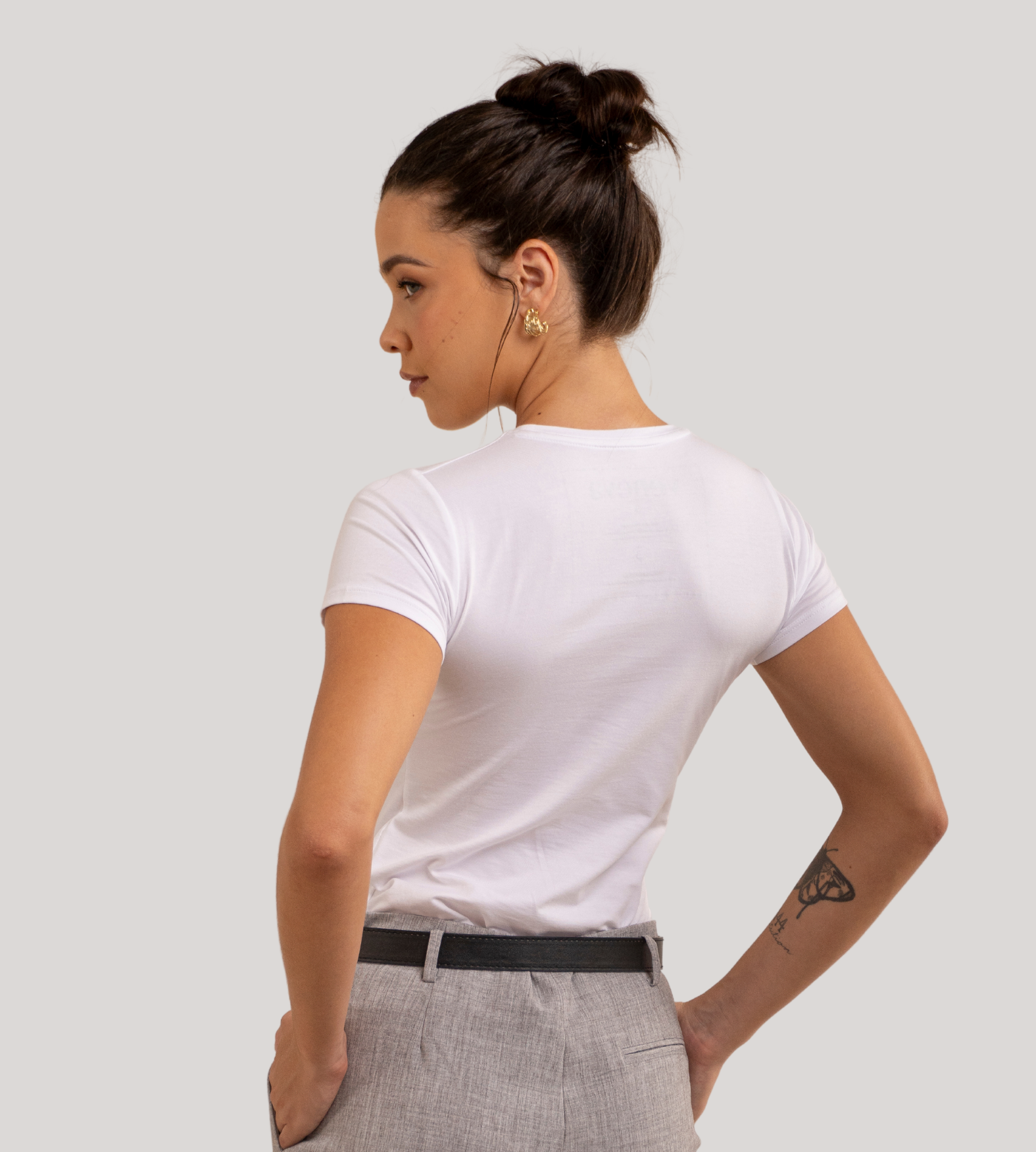 Polo Manga Corta Bonnie Segunda Piel Cuello V