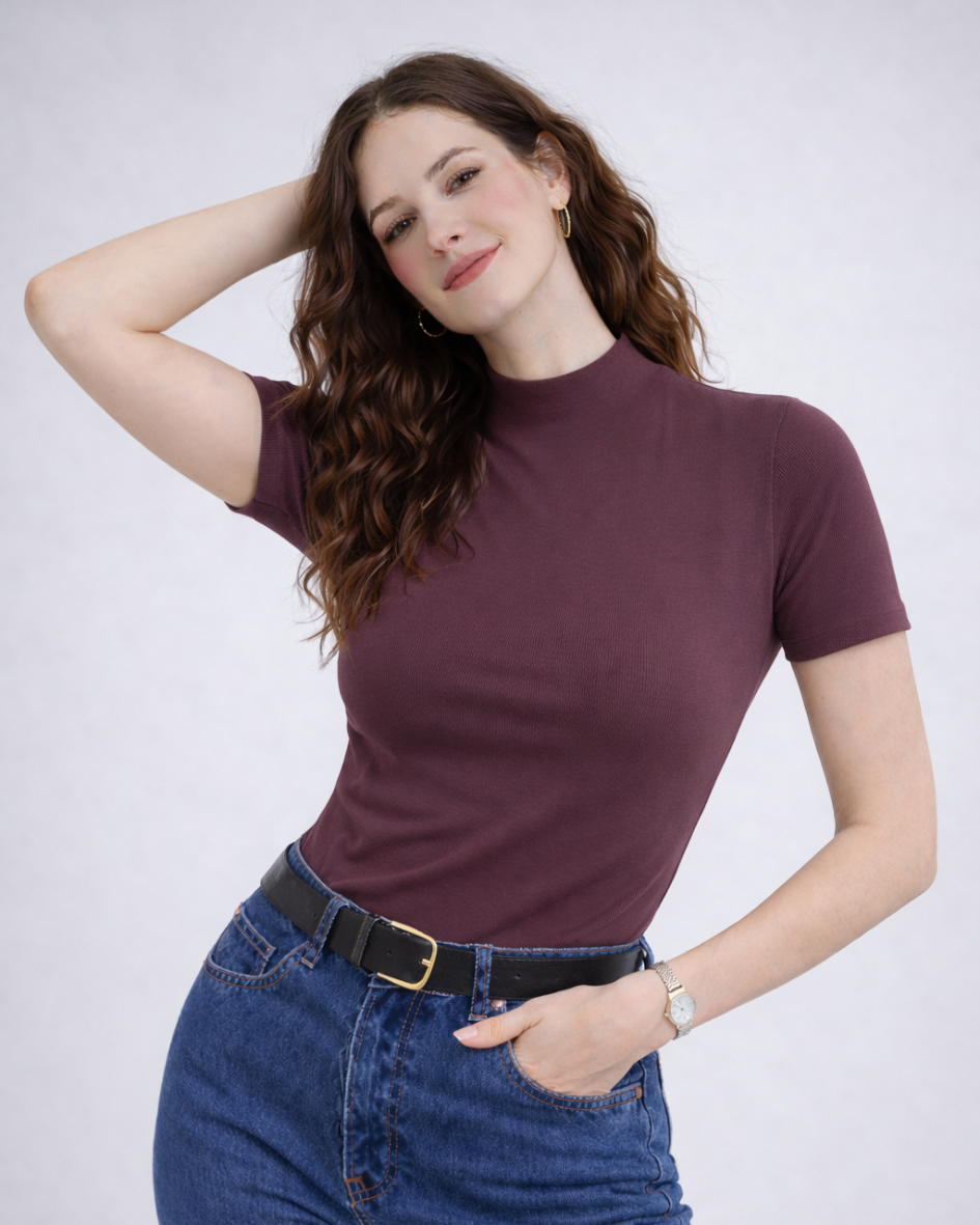 Polo Bonnie Cuello Alto