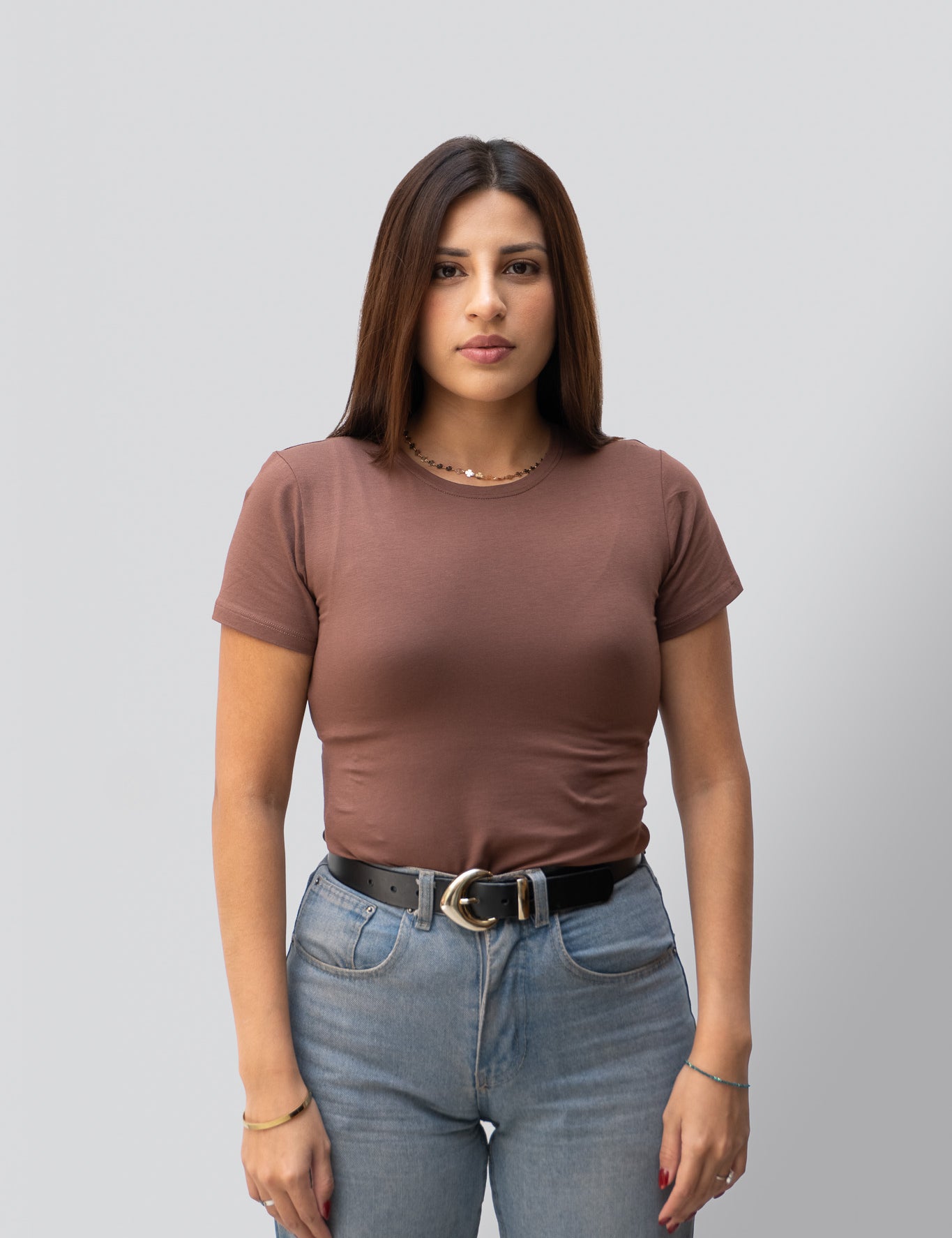 Polo Manga Corta Bonnie Segunda Piel Cuello Redondo