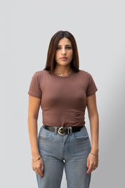 Polo Manga Corta Bonnie Segunda Piel Cuello Redondo