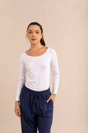 Polo Bonnie Manga Larga Cuello Ojal