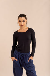 Polo Bonnie Manga Larga Cuello Ojal