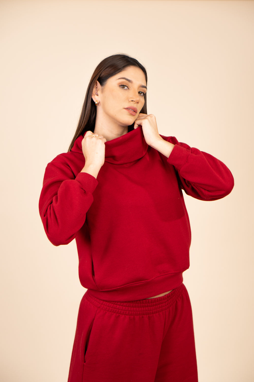 Polera Cuello Tortuga Tiffany Franela