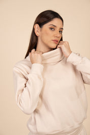 Polera Cuello Tortuga Tiffany Franela