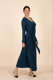 Vestido Nudo - Manga Larga
