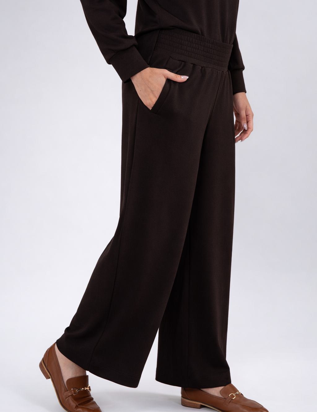 Pantalón Palazzo Gamuza
