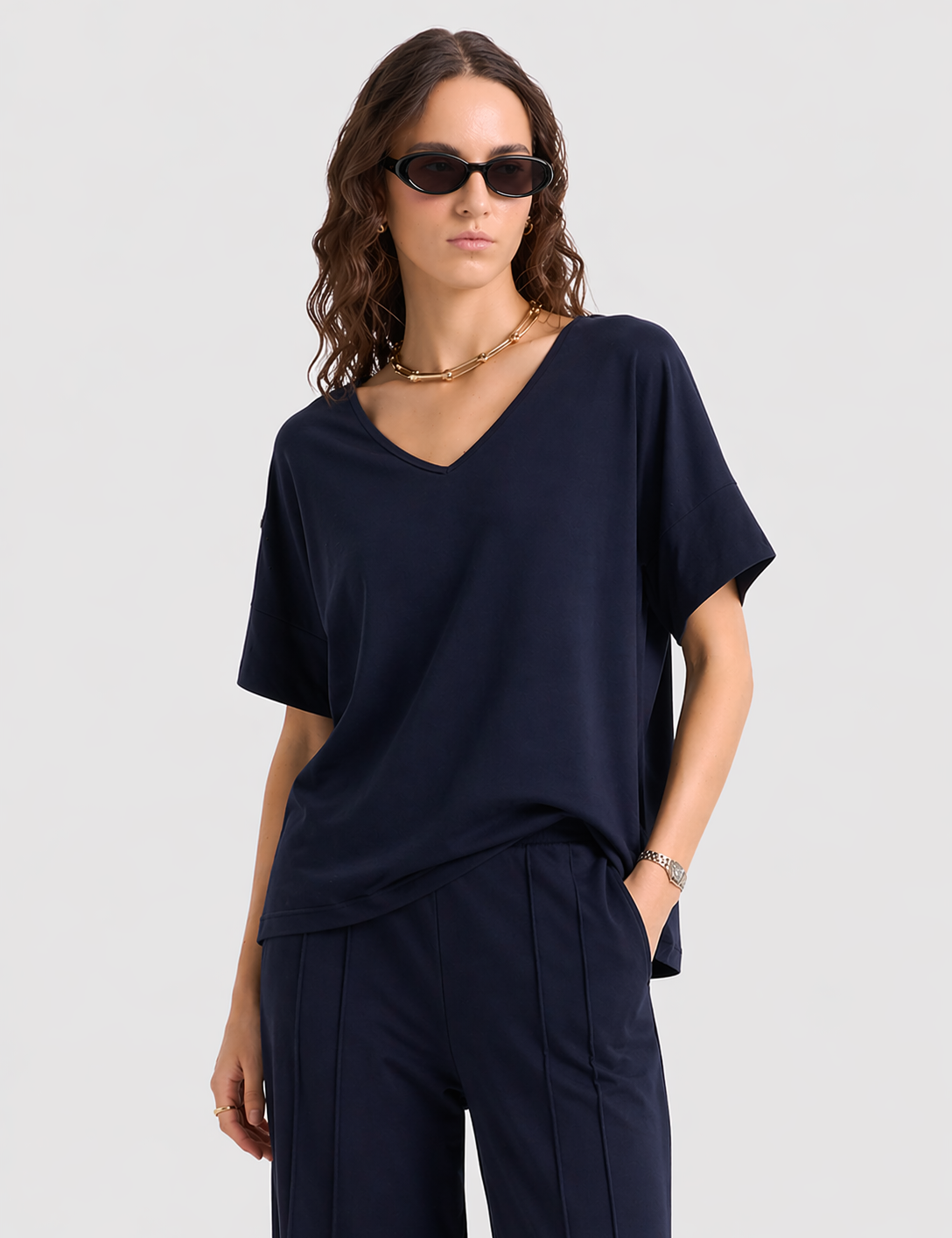 Polo Bonnie Relax - Cuello V