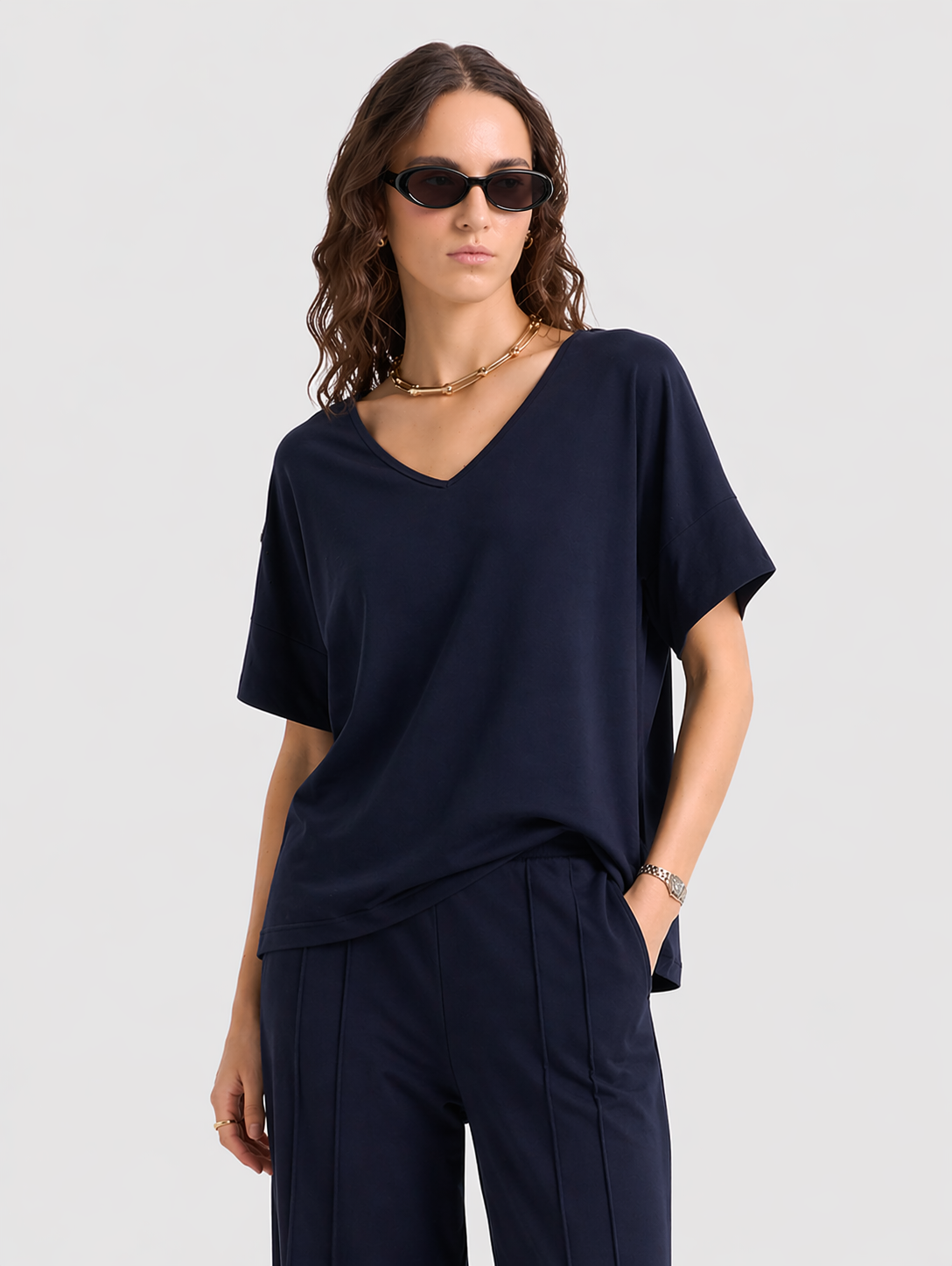 Polo Bonnie Relax - Cuello V