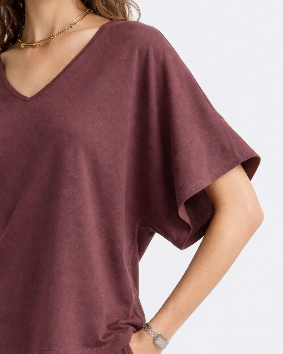 Polo Bonnie Relax - Cuello V