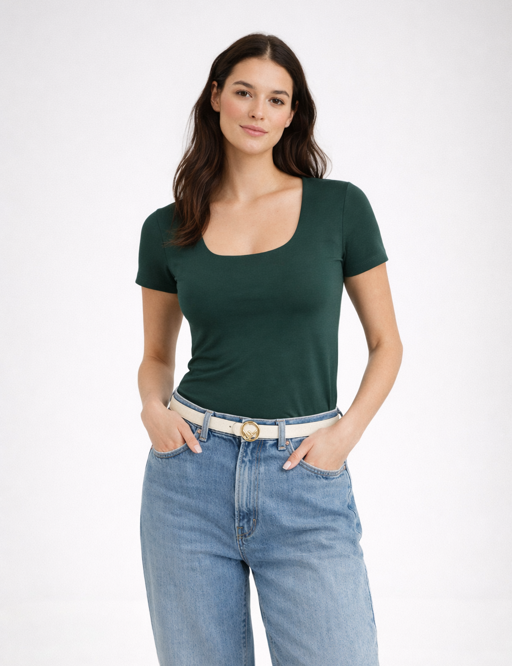 Polo Valeria Manga Corta - Modelador - Extra Ajuste
