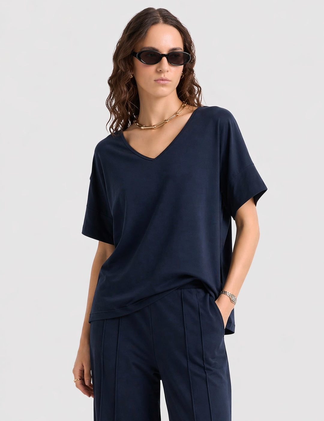 Polo Bonnie Relax - Cuello V