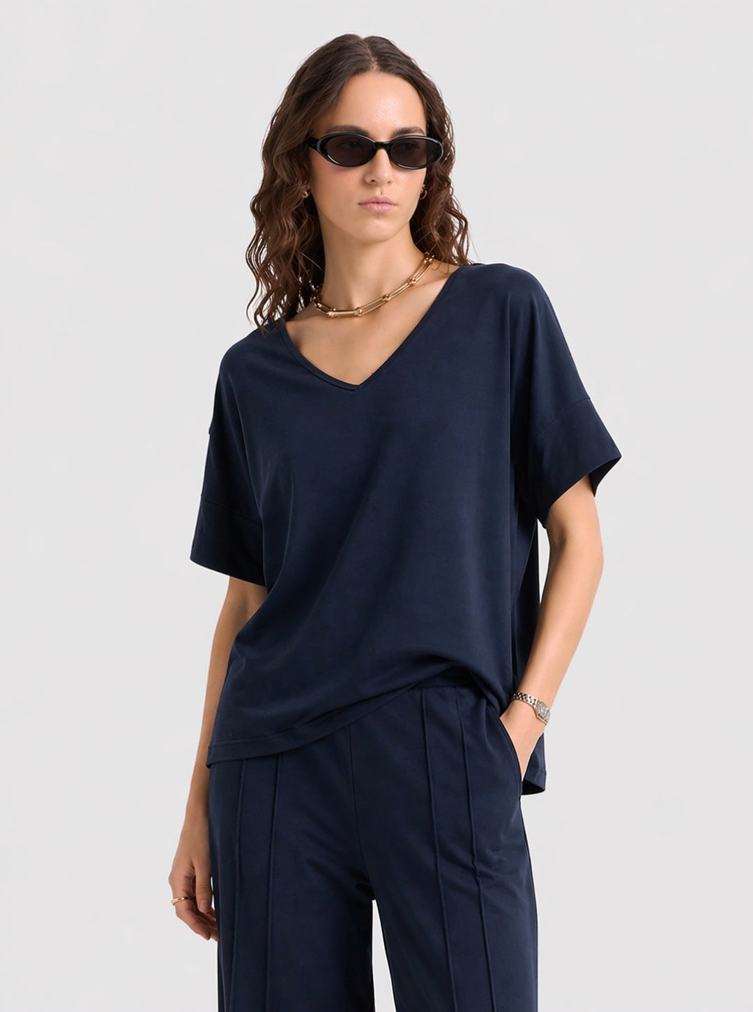 Polo Bonnie Relax - Cuello V