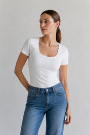 Polo Valeria Manga Corta - Modelador - Extra Ajuste