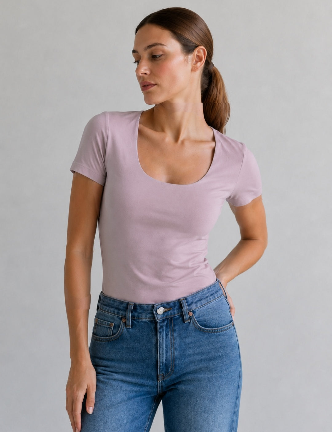 Polo Valeria Manga Corta - Modelador - Extra Ajuste
