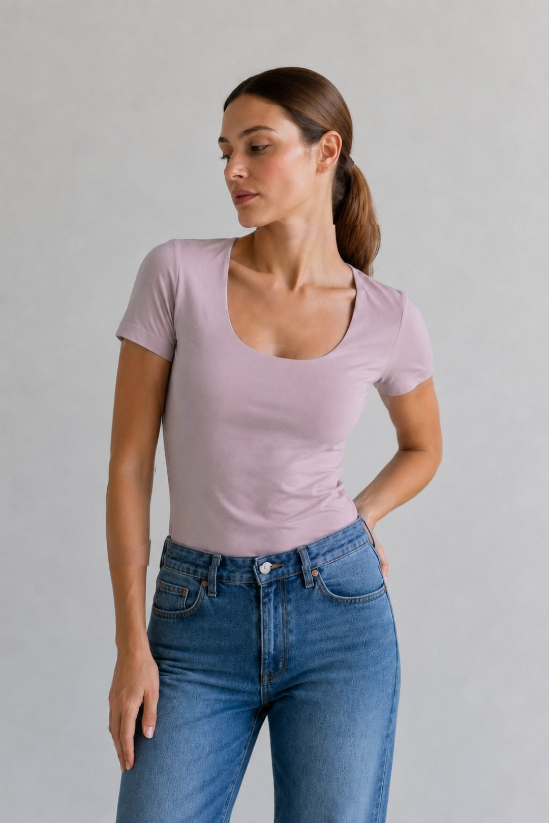 Polo Valeria Manga Corta - Modelador - Extra Ajuste