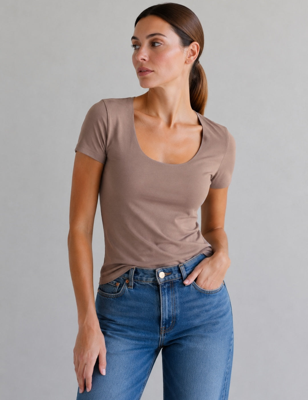 Polo Valeria Manga Corta - Modelador - Extra Ajuste