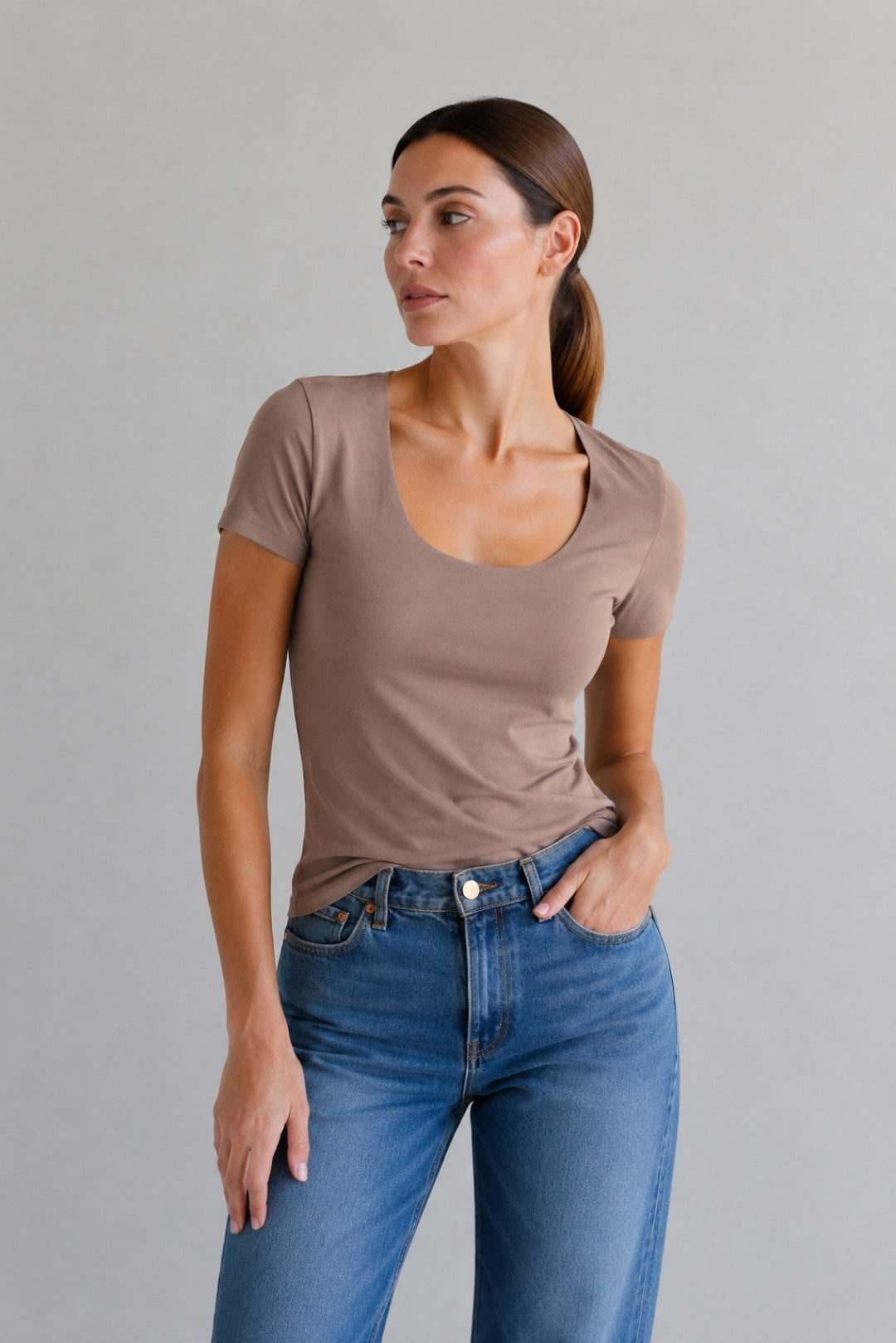 Polo Valeria Manga Corta - Modelador - Extra Ajuste