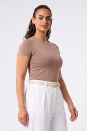 Polo Bonnie Manga Corta - Cuello Redondo - Entallado