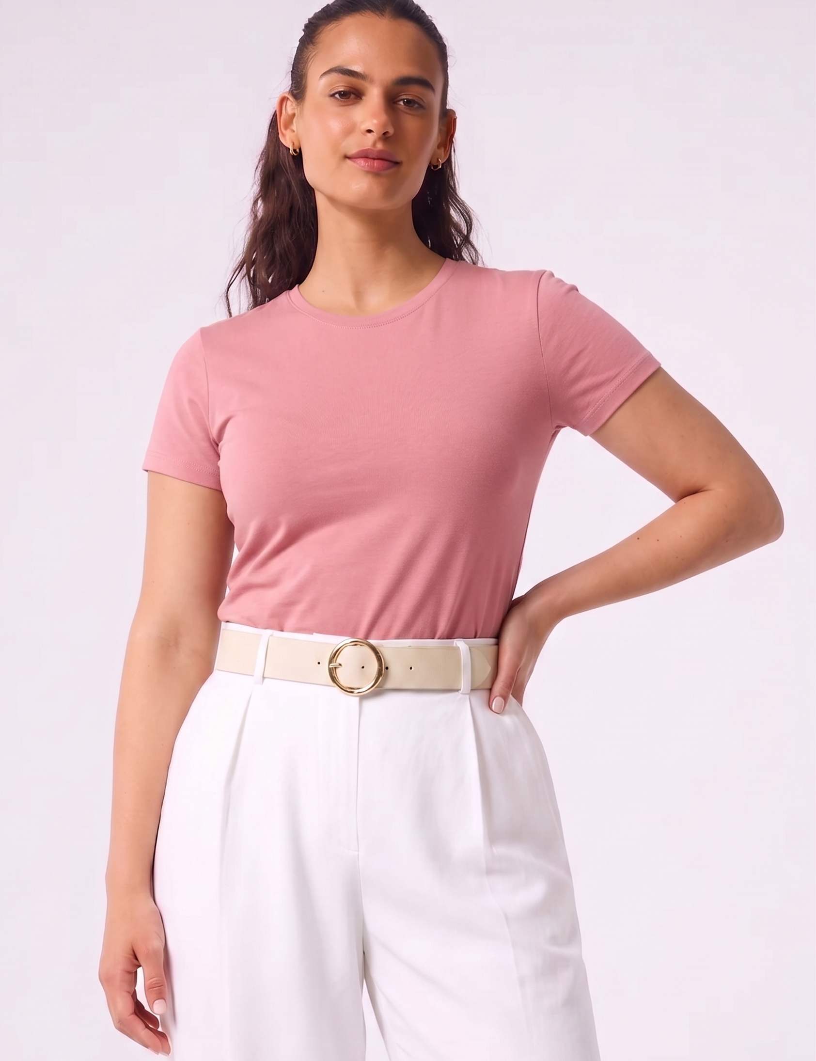 Polo Bonnie Manga Corta - Cuello Redondo - Entallado