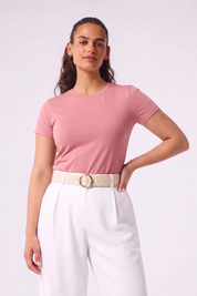 Polo Bonnie Manga Corta - Cuello Redondo - Entallado