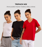 Tripack Mix Polos Manga Corta