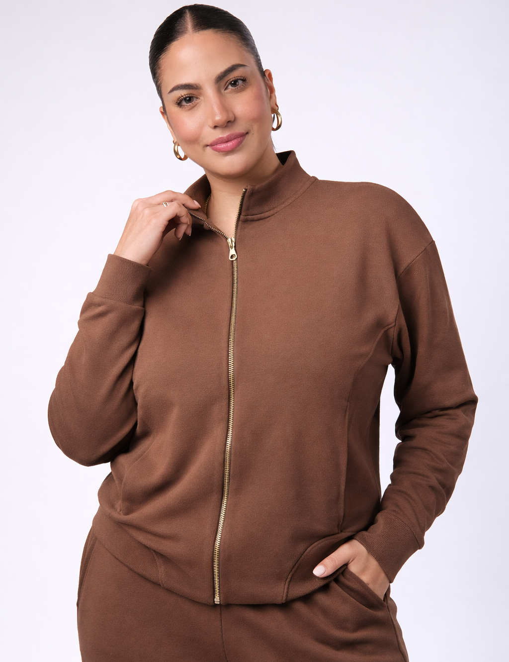 Casaca Bomber Gamuza