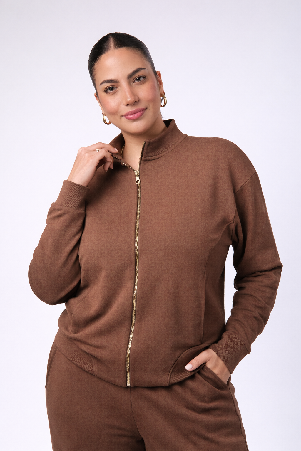 Casaca Bomber Gamuza