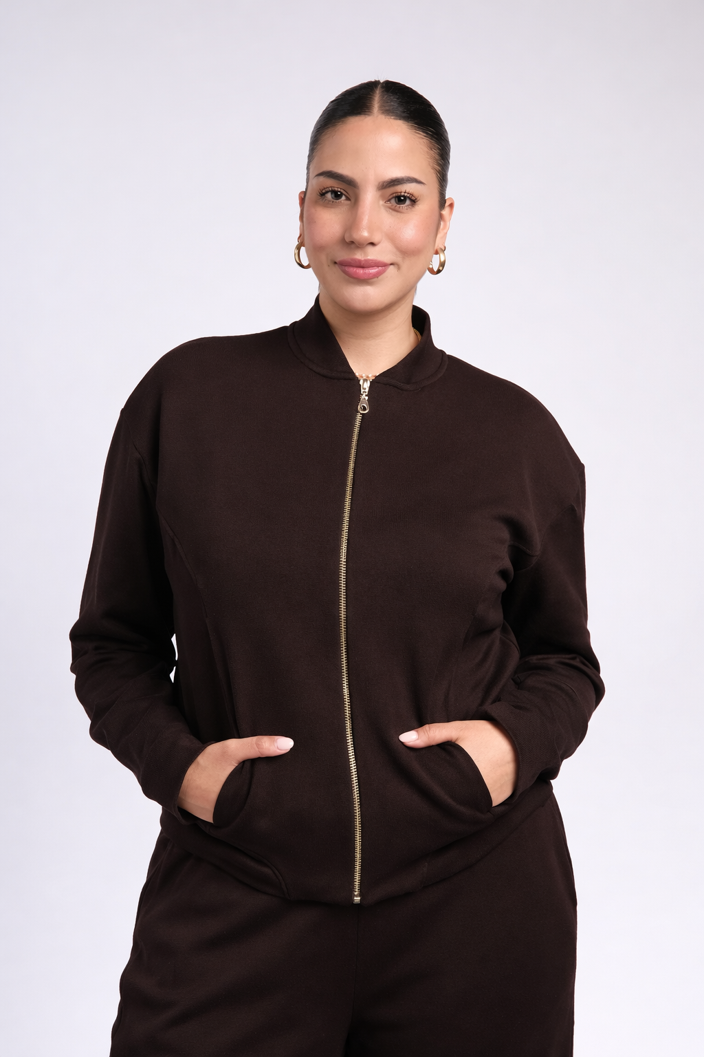 Casaca Bomber Gamuza