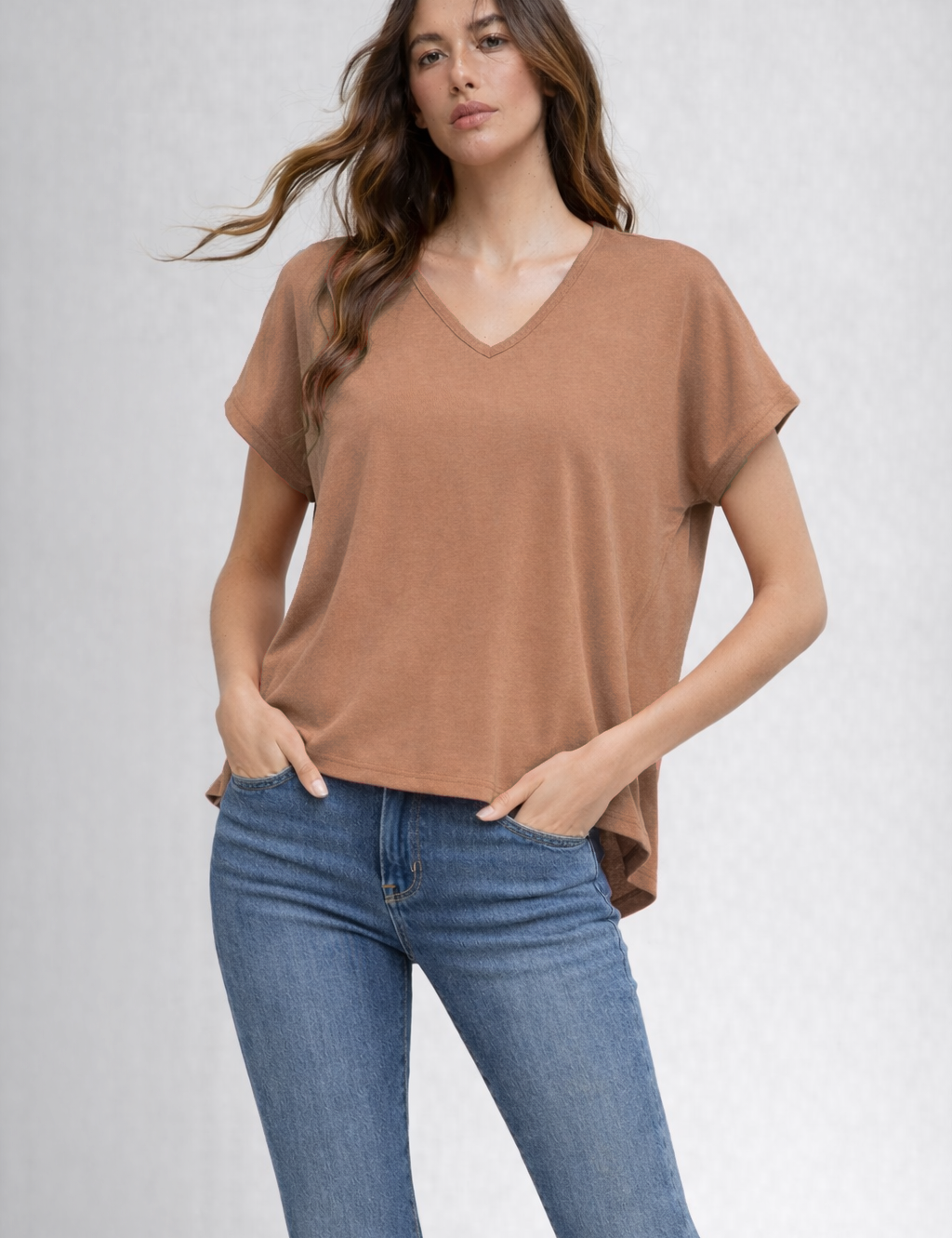 Polo Bonnie Relax - Cuello V