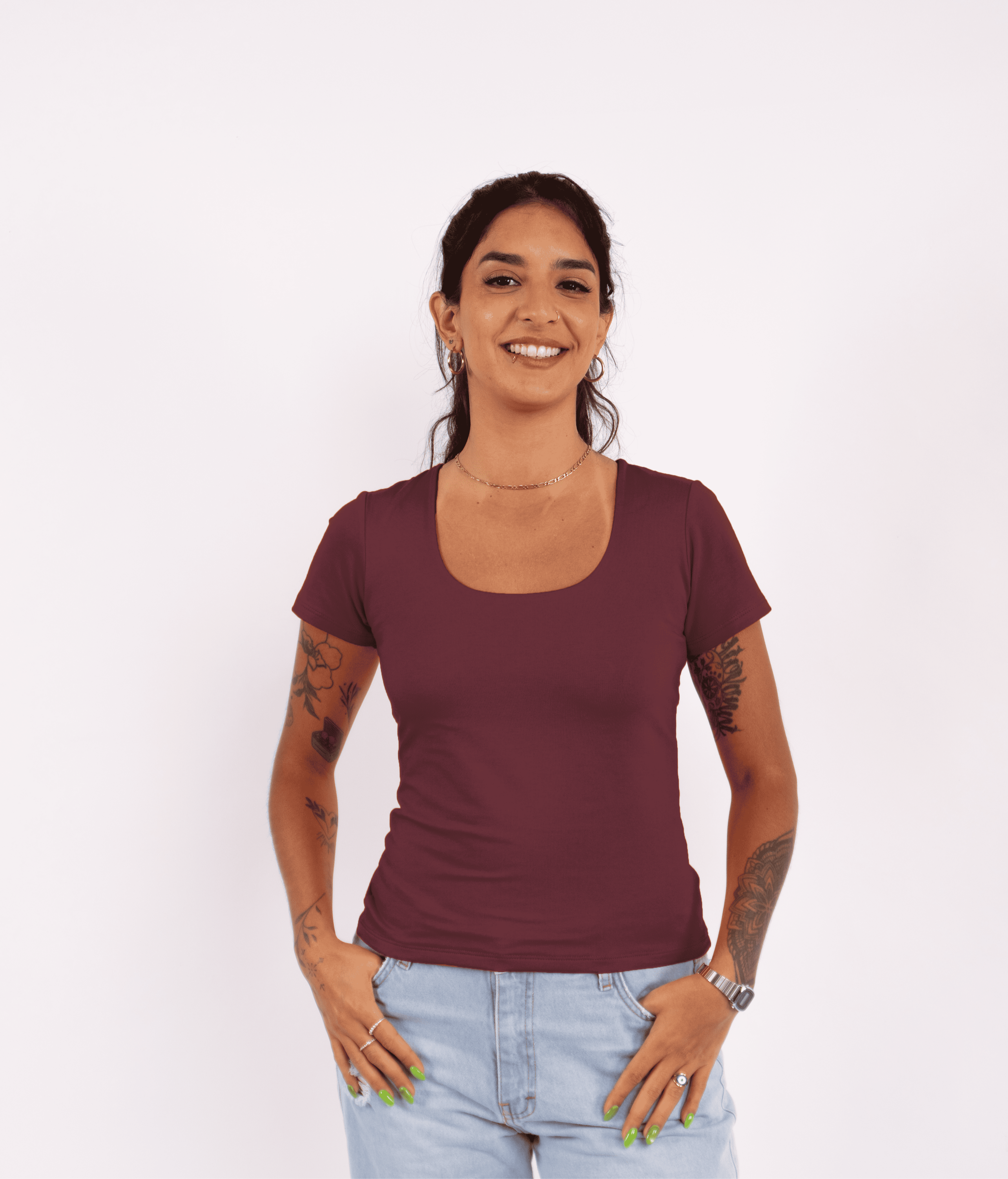 Polo Manga Corta Valeria Extra Ajuste