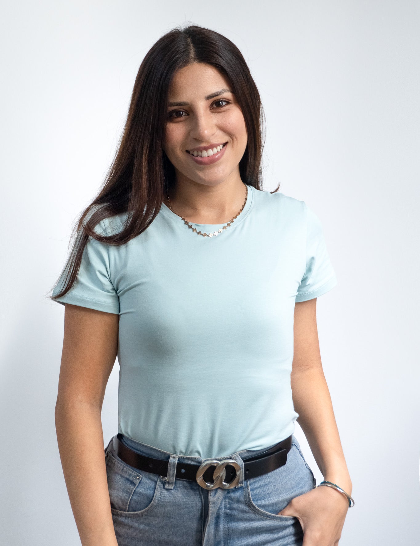 Polo Bonnie Manga Corta - Cuello Redondo - Entallado