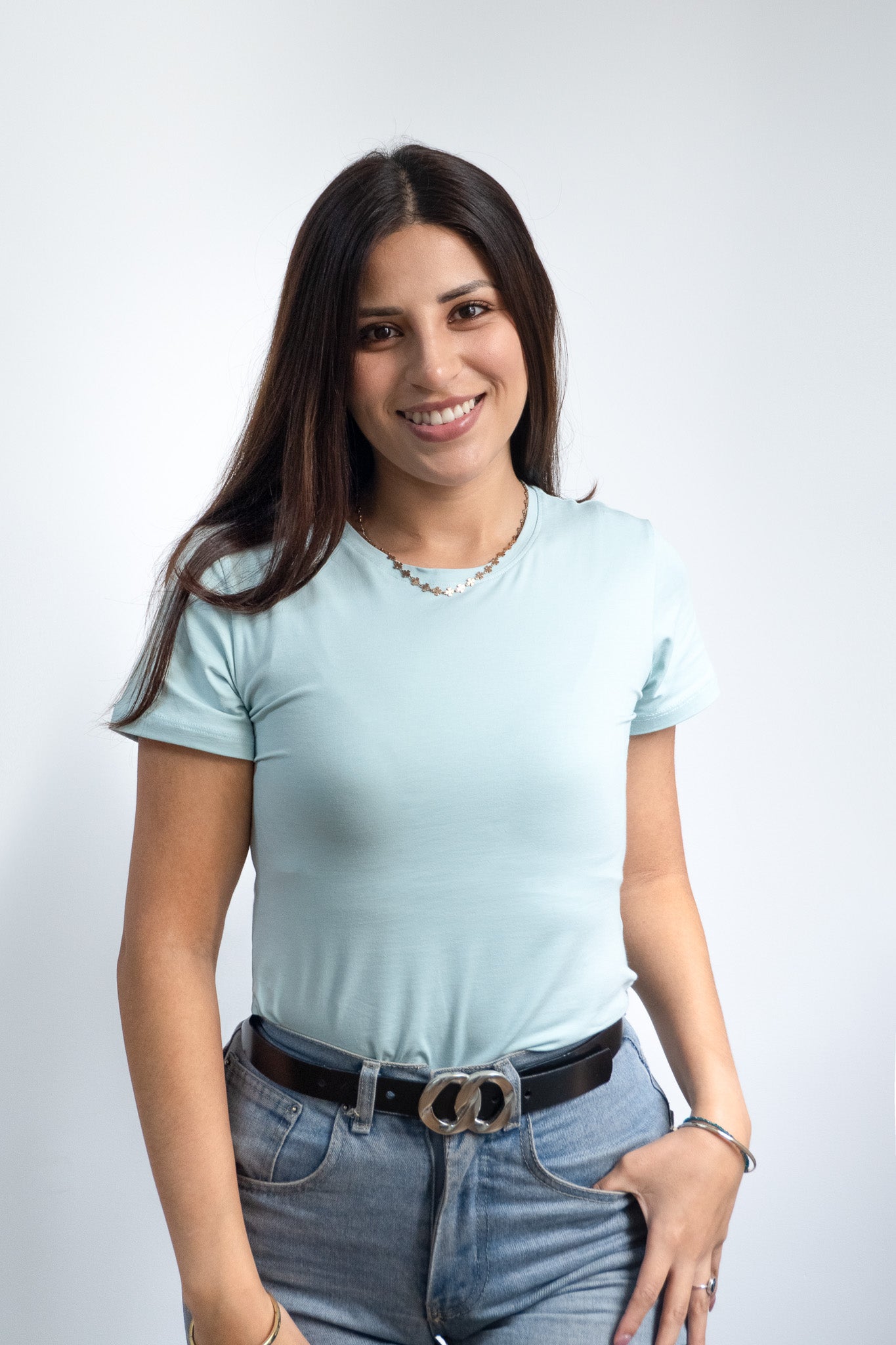 Polo Bonnie Manga Corta - Cuello Redondo - Entallado