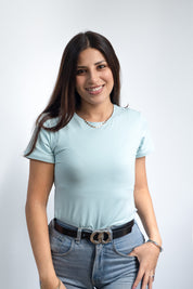 Polo Bonnie Manga Corta - Cuello Redondo - Entallado