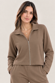 Chaqueta Soft Comfy Gamuza