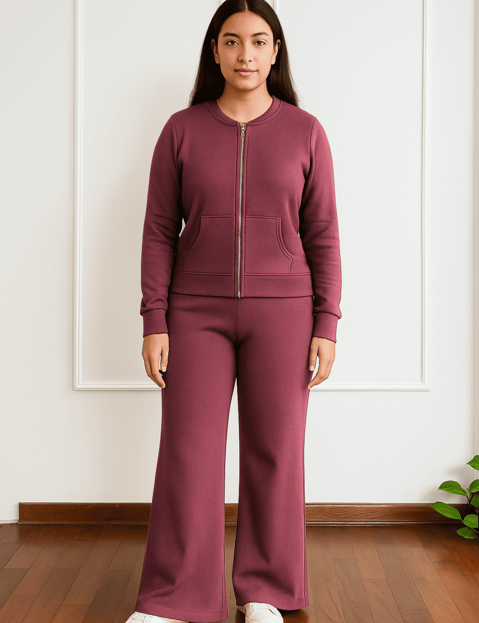 Polera Cierre Gamuza