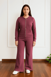 Polera Cierre Gamuza
