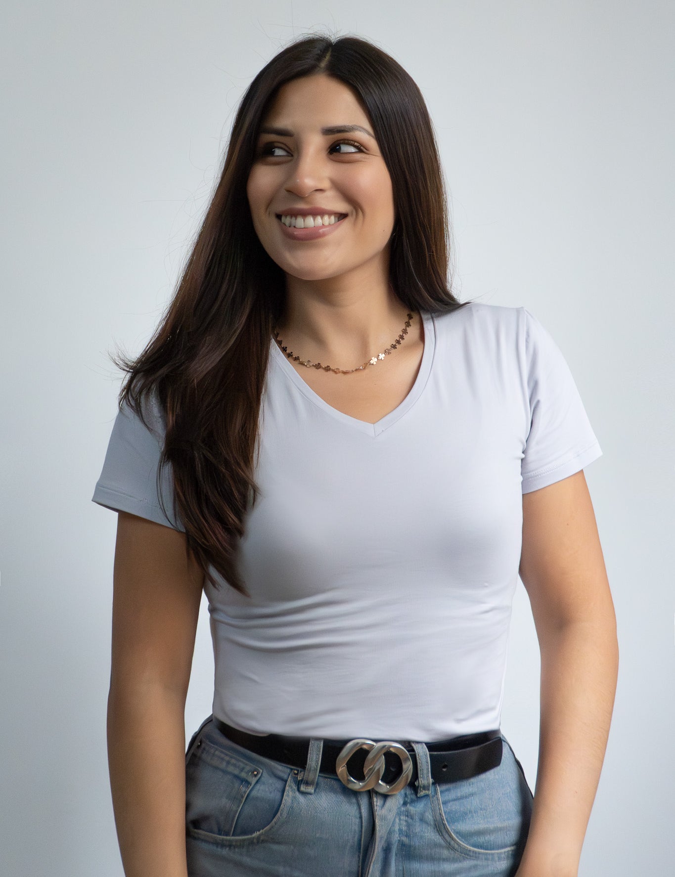 Polo Bonnie Manga Corta - Cuello V - Entallado