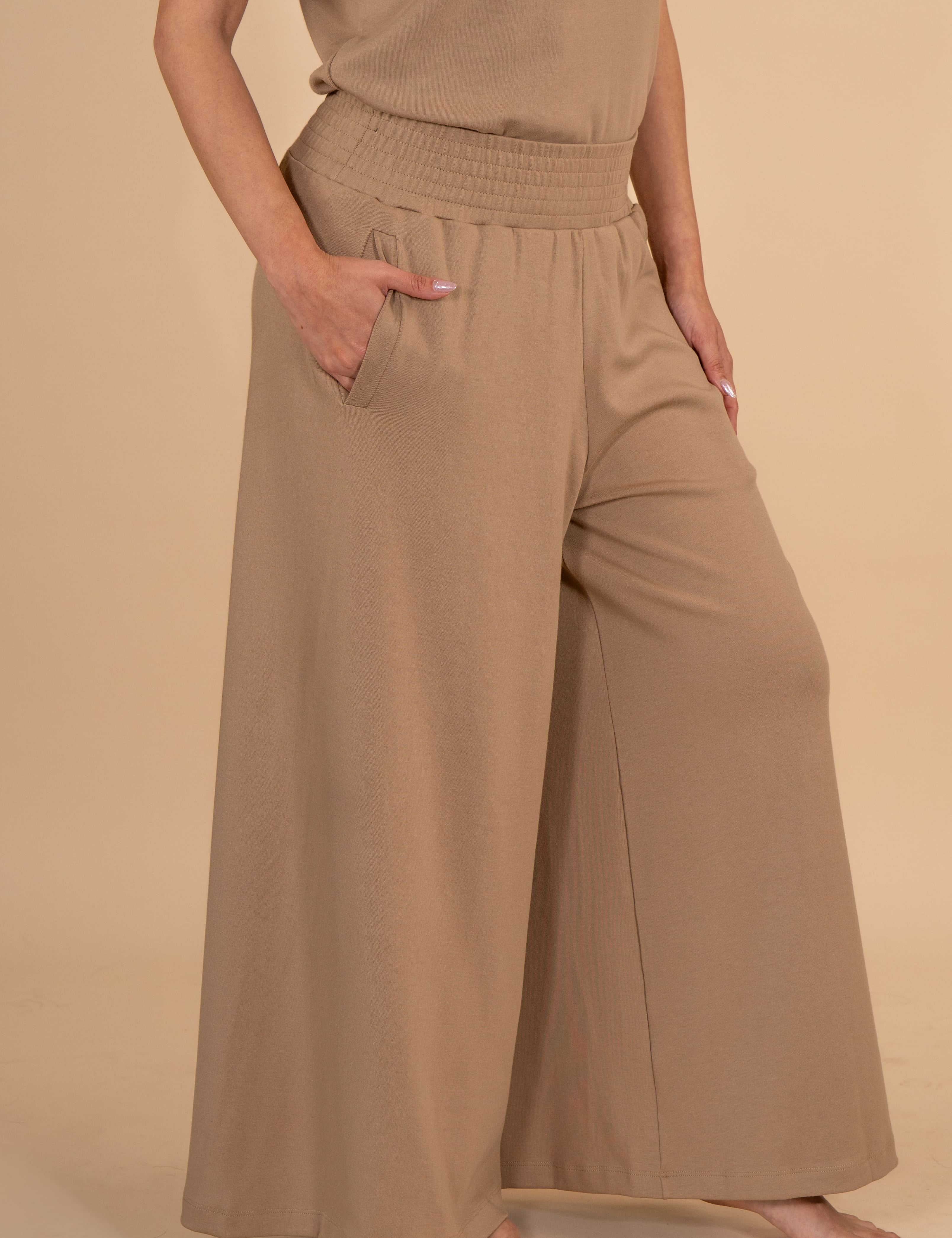 Pantalón Palazo Gamuza