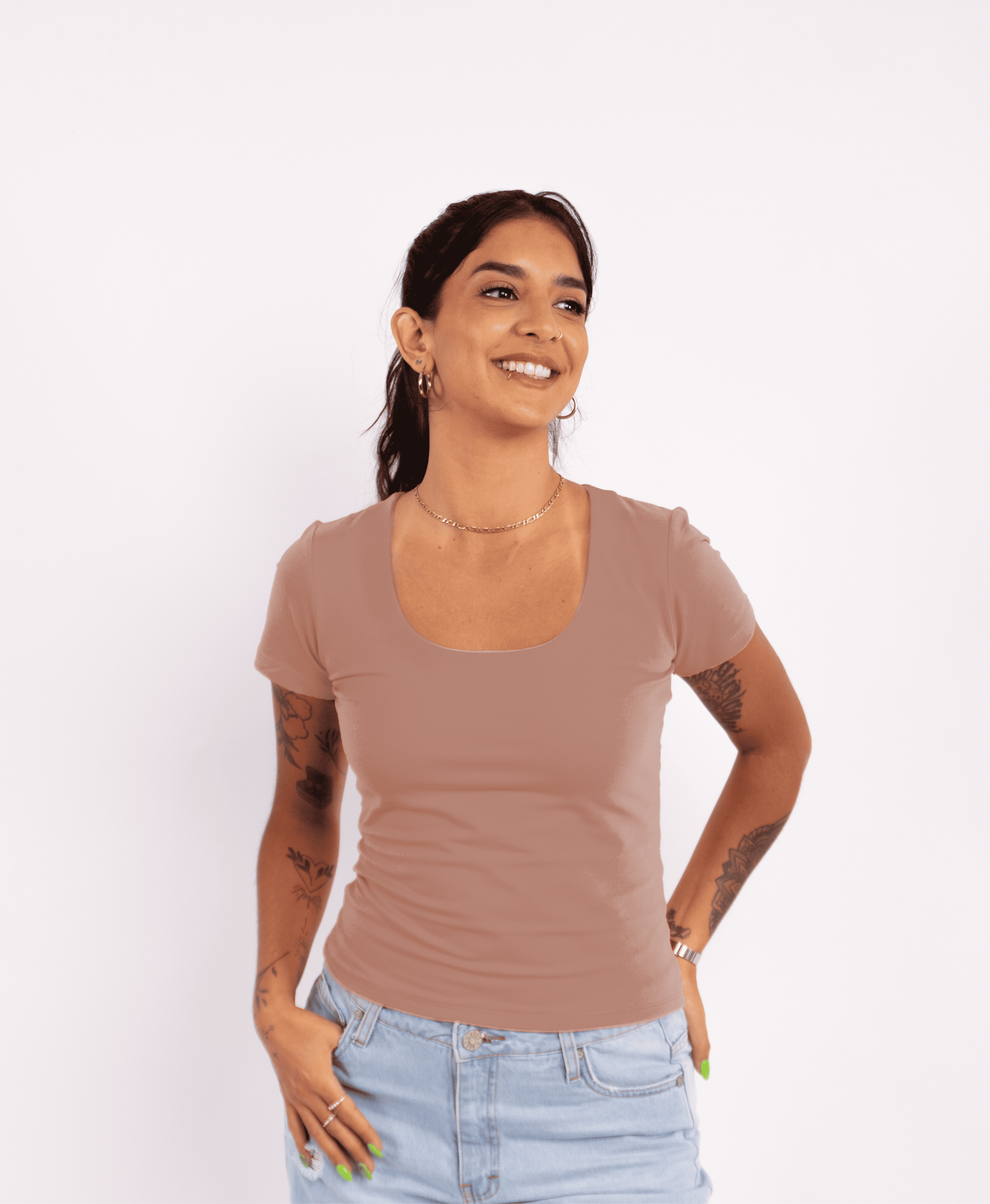 Polo Manga Corta Valeria Extra Ajuste