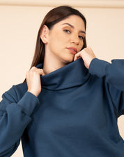 Polera Cuello Tortuga Tiffany Franela