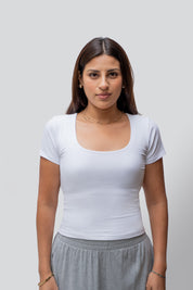 Polo Valeria Manga Corta - Modelador - Extra Ajuste.