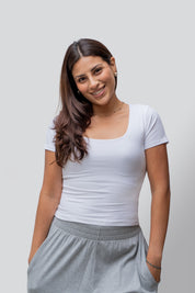 Polo Valeria Manga Corta - Modelador - Extra Ajuste.