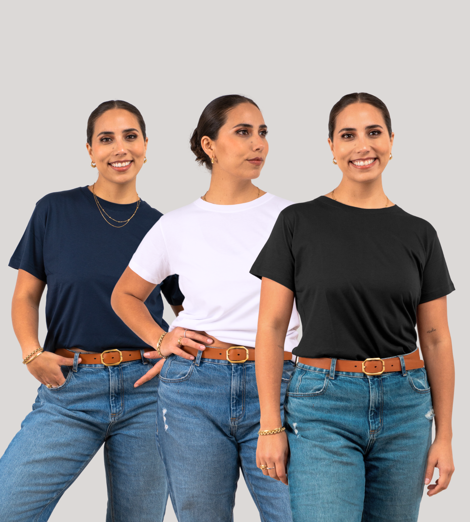 Tripack Polo Manga Corta Clásico 100% Algodón Pima
